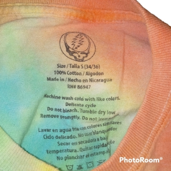 RARE! Authentic Grateful Dead S/s Tee Unisex Size S 34/36 Only Worn 2x's! - Picture 2 of 5
